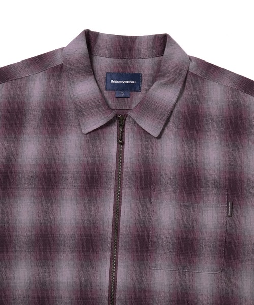 Nep Check Zip Shirt（シャツ/ブラウス）｜thisisneverthat