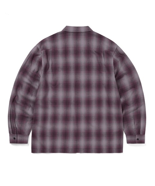 thisisneverthat(ディスイズネバーザット)の「Nep Check Zip Shirt(シャツ/ブラウス・メンズ・ブラック/バーガンディー/ブラウン・L/M/S/XL)」の11枚目の写真