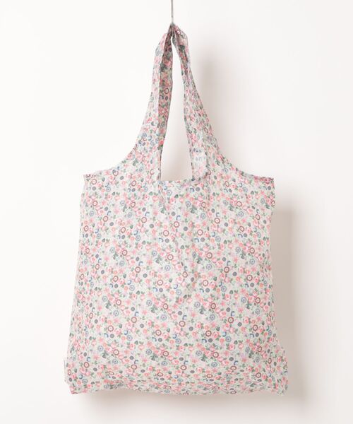 Cath Kidston（キャスキッドソン）の「フォルダウェイ ショッパー Pearly Queen Ditsy（エコバッグ/サブバッグ・レディース・イエロー・FREE）」の5枚目の写真