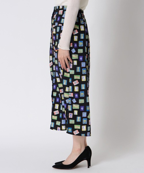 Cepica（セピカ）の「カラフルスタンププリントスカート（スカート・レディース・ブラック・FREE）」の7枚目の写真