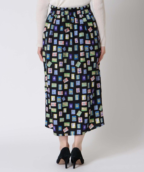Cepica（セピカ）の「カラフルスタンププリントスカート（スカート・レディース・ブラック・FREE）」の8枚目の写真