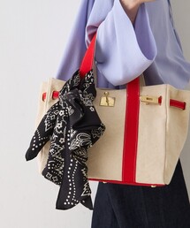 Rouge vif | 【manipuri/マニプリ】カレイドバンダナシルクスカーフ 88×88 日本製(バンダナ/スカーフ)