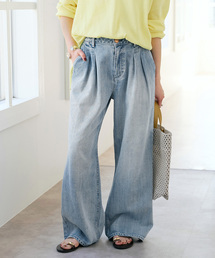 SOMETHING / サムシング 別注 NEW LISA WIDE*（デニムパンツ）｜Spick