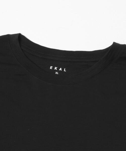 EKAL(エカル)の「MERINO WOOL LONG-SLEEVE T-SHIRTS(Tシャツ/カットソー・メンズ・ブラック/チャコールグレー・MEDIUM/LARGE/X-LARGE)」の12枚目の写真