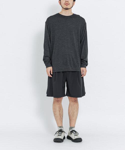 EKAL(エカル)の「MERINO WOOL LONG-SLEEVE T-SHIRTS(Tシャツ/カットソー・メンズ・ブラック/チャコールグレー・MEDIUM/LARGE/X-LARGE)」の17枚目の写真