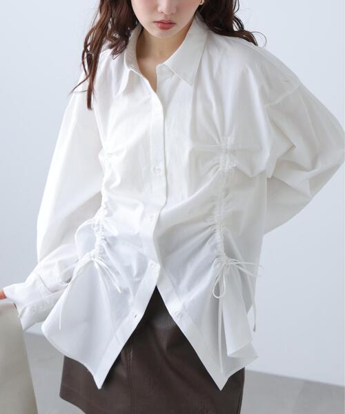 FREE'S MART（フリーズマート）の「◆フロントドロストオーバーサイズシャツ（シャツ/ブラウス・レディース・ブルー系その他/ホワイト系その他/ホワイト・FREE）」の7枚目の写真