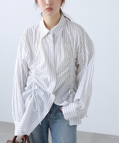 FREE'S MART（フリーズマート）の「◆フロントドロストオーバーサイズシャツ（シャツ/ブラウス・レディース・ブルー系その他/ホワイト系その他/ホワイト・FREE）」の17枚目の写真