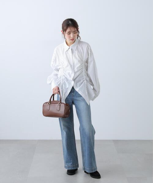 FREE'S MART（フリーズマート）の「◆フロントドロストオーバーサイズシャツ（シャツ/ブラウス・レディース・ブルー系その他/ホワイト系その他/ホワイト・FREE）」の19枚目の写真