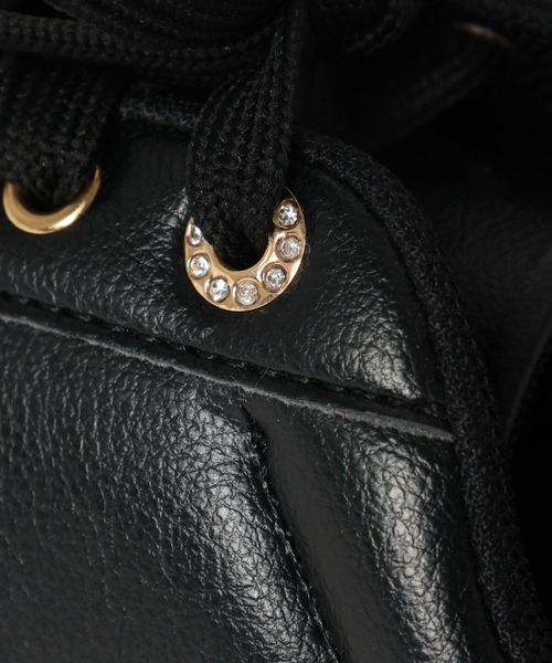 GLOBAL WORK（グローバルワーク）の「レースアップコートスニーカー/636186（スニーカー・レディース・ゴールド/ブラック/シルバー・MEDIUM/LARGE）」の12枚目の写真