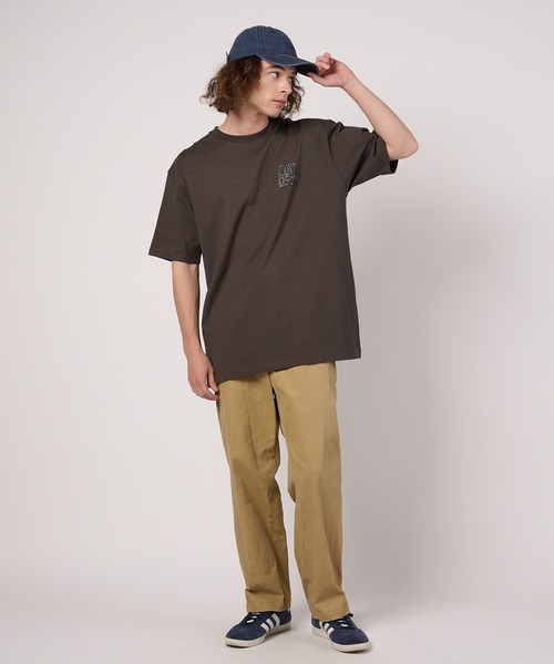 FIRST DOWN(ファーストダウン)の「グラフィック スリーブTシャツ #5(Tシャツ/カットソー・メンズ・ホワイト/チャコールグレー・M/L/XL)」の9枚目の写真