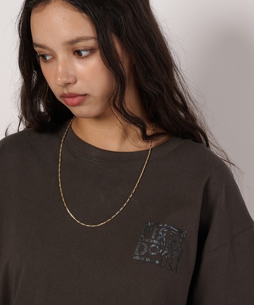 FIRST DOWN(ファーストダウン)の「グラフィック スリーブTシャツ #5(Tシャツ/カットソー・メンズ・ホワイト/チャコールグレー・M/L/XL)」の11枚目の写真