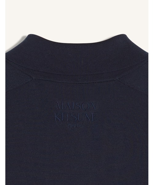 Maison Kitsune(メゾンキツネ)の「SILK BLEND SHORT CARDIGAN(カーディガン/ボレロ・レディース・ネイビー/ベビーピンク・XS/M/S)」の6枚目の写真