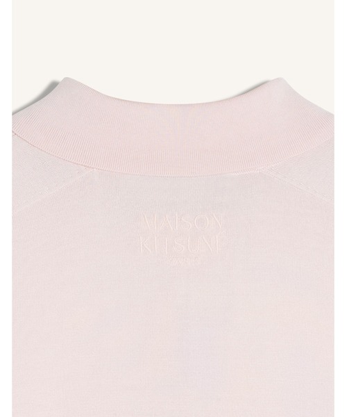 Maison Kitsune(メゾンキツネ)の「SILK BLEND SHORT CARDIGAN(カーディガン/ボレロ・レディース・ネイビー/ベビーピンク・XS/M/S)」の10枚目の写真