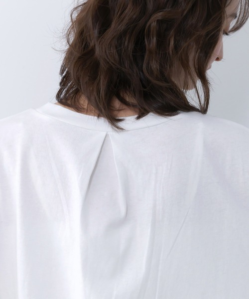 ScoLar（スカラー）の「561222：アンティークプリント柄チュニック（チュニック・レディース・サックスブルー/ブラック/オフホワイト・M）」の14枚目の写真