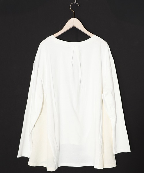 ScoLar（スカラー）の「561222：アンティークプリント柄チュニック（チュニック・レディース・サックスブルー/ブラック/オフホワイト・M）」の17枚目の写真