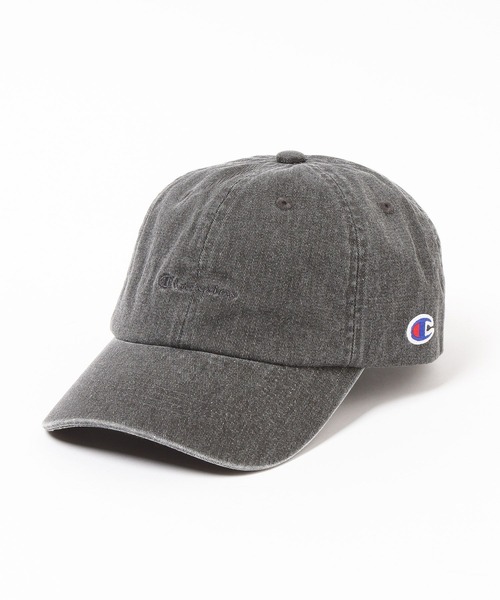 Champion（チャンピオン）の「【Champion(チャンピオン)】別注ピグメントツイルキャップ（キャップ・レディース・ネイビー/ベージュ/ブラック・FREE）」の4枚目の写真