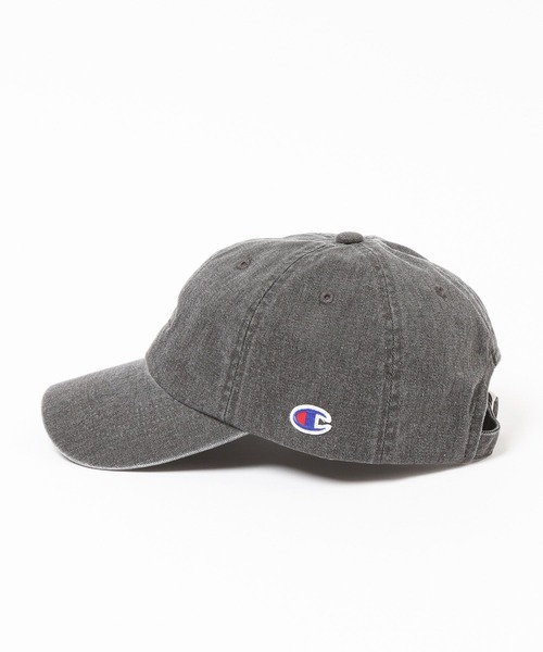 Champion（チャンピオン）の「【Champion(チャンピオン)】別注ピグメントツイルキャップ（キャップ・レディース・ネイビー/ベージュ/ブラック・FREE）」の7枚目の写真