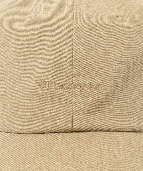 Champion（チャンピオン）の「【Champion(チャンピオン)】別注ピグメントツイルキャップ（キャップ・レディース・ネイビー/ベージュ/ブラック・FREE）」の11枚目の写真