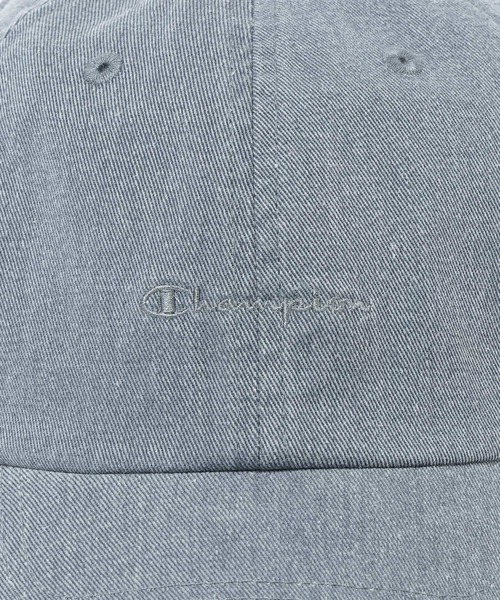 Champion（チャンピオン）の「【Champion(チャンピオン)】別注ピグメントツイルキャップ（キャップ・レディース・ネイビー/ベージュ/ブラック・FREE）」の12枚目の写真