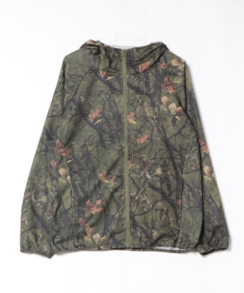CORISCO(コリスコ)の「カットサッカー カモフラ柄フードブルゾン(M1)(パーカー・メンズ・グレー系カモフラージュ/グリーン系カモフラージュ・X-LARGE/LARGE/MEDIUM)」の5枚目の写真