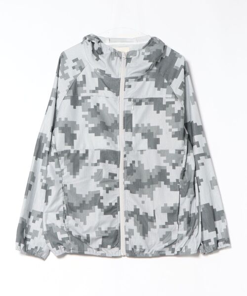 CORISCO(コリスコ)の「カットサッカー カモフラ柄フードブルゾン(M1)(パーカー・メンズ・グレー系カモフラージュ/グリーン系カモフラージュ・X-LARGE/LARGE/MEDIUM)」の6枚目の写真