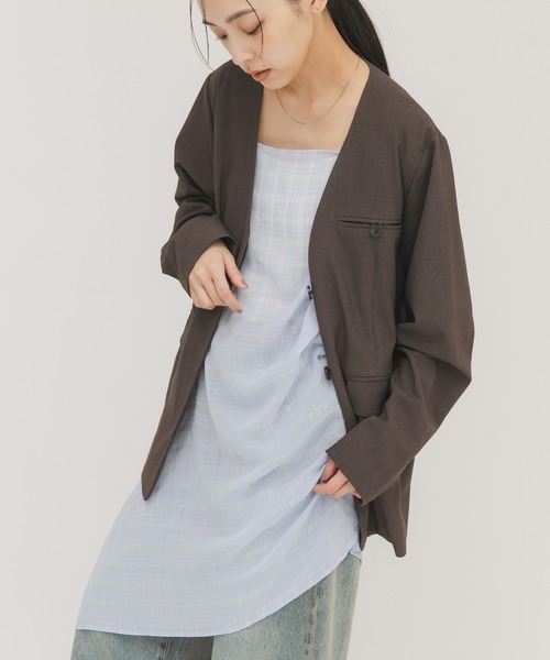 KBF(ケイビーエフ)の「マルチWAYトップス(その他トップス・レディース・オフホワイト/ブルー・ONE)」の11枚目の写真