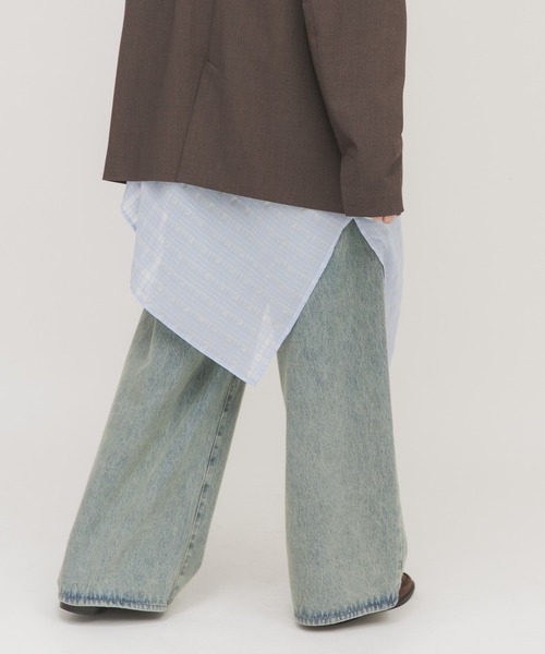 KBF(ケイビーエフ)の「マルチWAYトップス(その他トップス・レディース・オフホワイト/ブルー・ONE)」の13枚目の写真