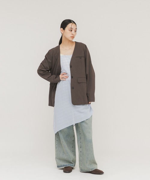 KBF(ケイビーエフ)の「マルチWAYトップス(その他トップス・レディース・オフホワイト/ブルー・ONE)」の14枚目の写真