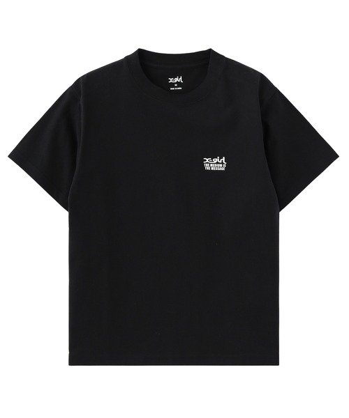X-girl(エックスガール)の「ROSE AND LOGO S/S TEE(Tシャツ/カットソー・レディース・ブラック/ホワイト・S/M/L)」の8枚目の写真