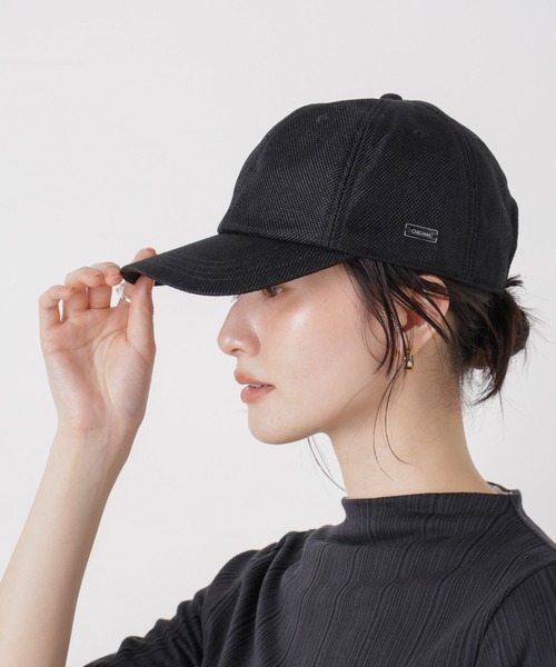 ORCIVAL（オーシバル）の「ORCIVAL/6P CAP（キャップ・レディース・ブラック/ライトベージュ・FREE）」の2枚目の写真