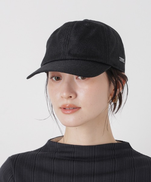 ORCIVAL（オーシバル）の「ORCIVAL/6P CAP（キャップ・レディース・ブラック/ライトベージュ・FREE）」の4枚目の写真