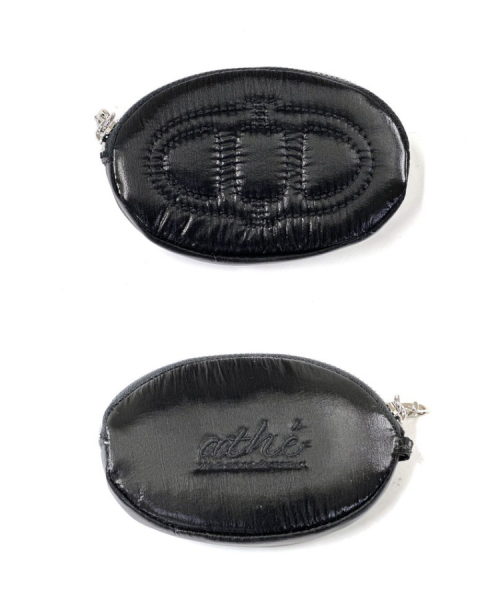 athe（アテ）の「[RUBAN] グロッシーブラックリボンバックパック兼ショルダーバッグ L AABA6E900BK（ショルダーバッグ・レディース・ブラック・FREE）」の9枚目の写真