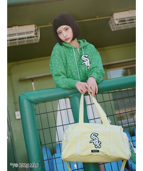 SNIDEL（スナイデル）の「【MLB】Sustainableワンポイントフーディー（パーカー・レディース・グレー/ネイビー/グリーン・F）」の12枚目の写真