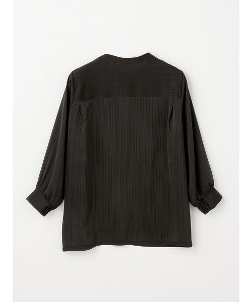 Perfect Suit FActory(パーフェクトスーツファクトリー)の「ピンタックブラウス ブラック/グレー/ピンク(Tシャツ/カットソー・レディース・ブラック/ライトグレー/ピンク・S/L/M)」の5枚目の写真