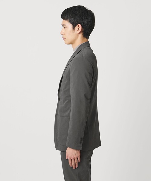 UNITED ARROWS(ユナイテッドアローズ)の「ドビー 2ボタン シングル テーラードジャケット UA COZY ウォッシャブル タテヨコストレッチ 防しわ 撥水(テーラードジャケット・メンズ・グレー系/ネイビー・L/M/XXL/XXXL/XL/S)」の13枚目の写真