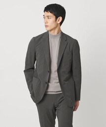 UNITED ARROWS | ドビー 2ボタン シングル テーラードジャケット UA COZY ウォッシャブル タテヨコストレッチ 防しわ 撥水(テーラードジャケット)