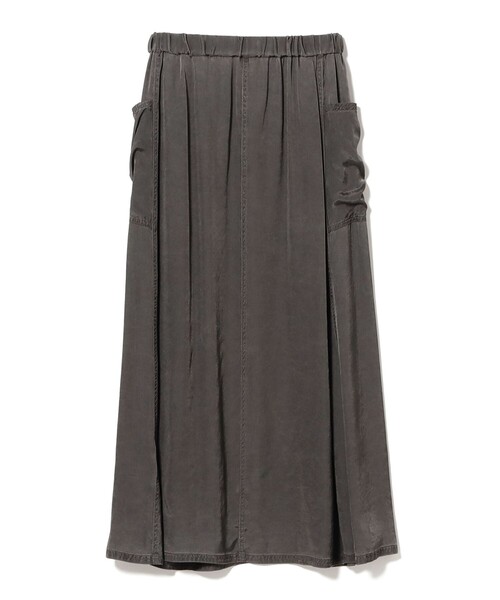 Demi-Luxe BEAMS（デミルクス ビームス）の「ピグメント ダイ スカート（スカート・レディース・オリーブ/ブラック系その他4・36/38）」の9枚目の写真