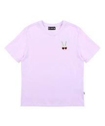 レディース スモールワッペンロゴ ベーシック 半袖Tシャツ/FM9WTS14F ピンク