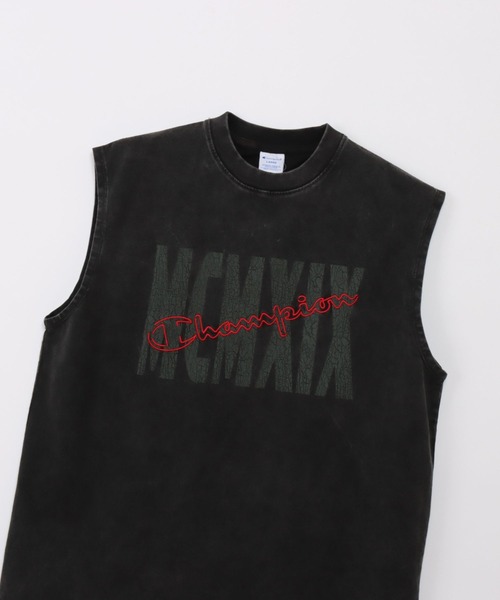 Mac-House（マックハウス）の「【Champion/チャンピオン 】スリーブレスシャツ（タンクトップ・メンズ・ネイビー/ブラック/アクア/ピンク・XL/M/L）」の15枚目の写真