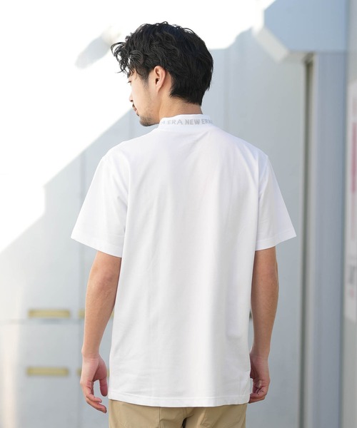 NEW ERA(ニューエラ)の「NEW ERA/ニューエラ ミッドネック 半袖 Tシャツ GF SS MID NE LOGO 14859931/14859932/14859933(シャツ/ブラウス・メンズ・グレー/ブラック/ホワイト・M/L/XL/XXL)」の6枚目の写真