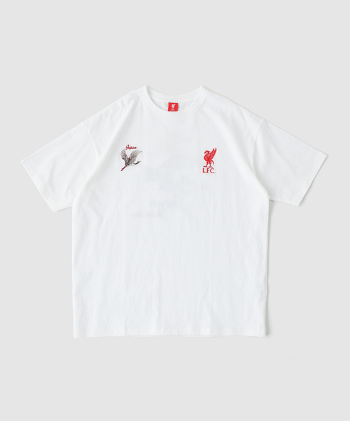 417 EDIFICE(フォーワンセブンエディフィス)の「【Liverpool FC / リバプール FC】SUKA EMBROIDERY Tシャツ(Tシャツ/カットソー・メンズ・ホワイト/ブラック・X-LARGE/LARGE/MEDIUM/SMALL)」の2枚目の写真