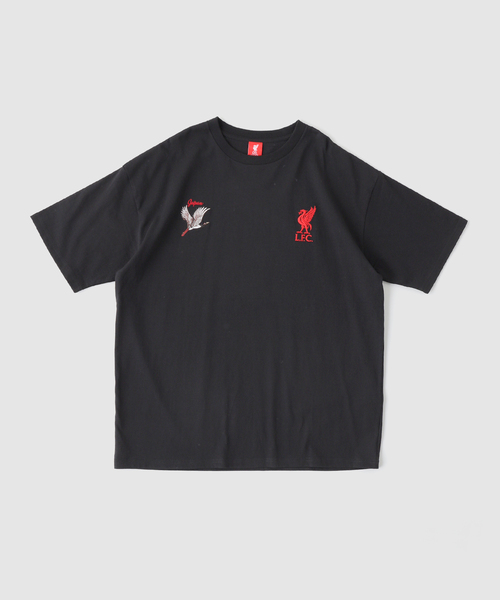 417 EDIFICE(フォーワンセブンエディフィス)の「【Liverpool FC / リバプール FC】SUKA EMBROIDERY Tシャツ(Tシャツ/カットソー・メンズ・ホワイト/ブラック・X-LARGE/LARGE/MEDIUM/SMALL)」の1枚目の写真