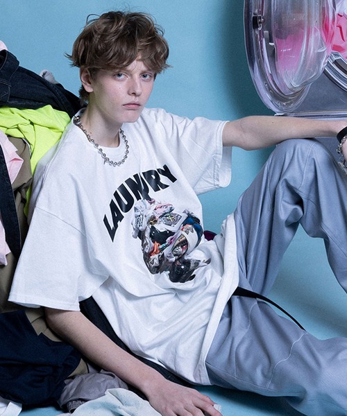 MILKBOY(ミルクボーイ)の「LAUNDRY STACK Tシャツ(Tシャツ/カットソー・レディース・A/B・L/M)」の2枚目の写真