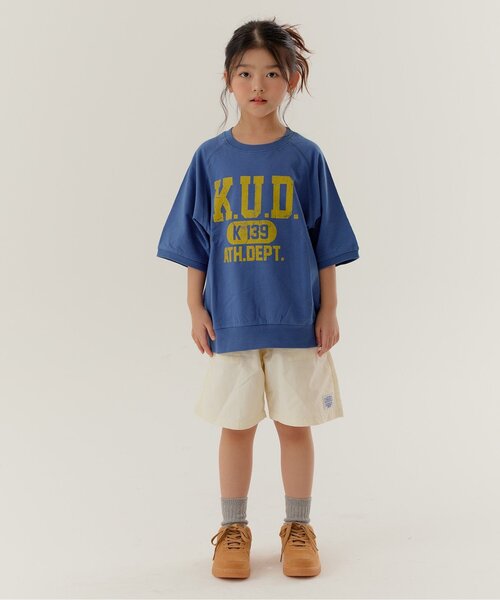 BREEZE（ブリーズ）の「【WEB限定】KUDOZ.B ラグランカレッジ半袖スウェット（Tシャツ/カットソー・キッズ・レッド/ブルー・90/100/110/120/130/140/150/160）」の13枚目の写真