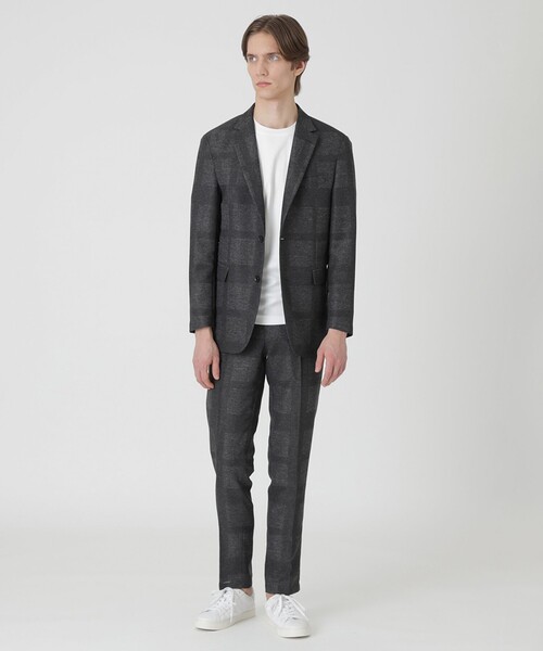 BLACK LABEL CRESTBRIDGE(ブラックレーベル・クレストブリッジ)の「シャドーチェックカラミトラウザーズ(その他パンツ・メンズ・チャコールグレー/ライトグレー/ネイビー・S/XL/L/M/XXL)」の12枚目の写真