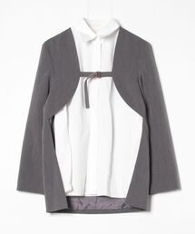 Ameri（アメリ）の「ノーカラージャケット（ノーカラージャケット）」