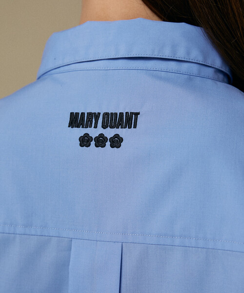 MARY QUANT × PUBLUX/マリークワント ロゴ 刺繍 ショートスリーブ