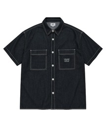 EASY DENIM SHORT-SLEEVE SHIRT