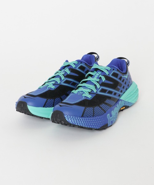 HOKA(ホカ)の「HOKA ONEONE SPEEDGOAT 2(スニーカー・レディース・ベージュ系その他/ブルー系その他・25/23/24)」の1枚目の写真