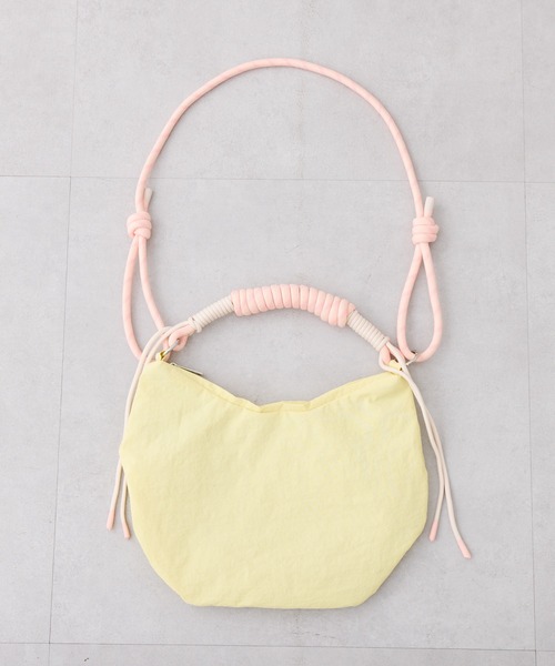CIAOPANIC TYPY（チャオパニックティピー）の「:【WEB限定】撥水ナイロンハーフムーン2WAYBAG（ショルダーバッグ・レディース・チャコールグレー/サックスブルー/イエロー/アイボリー・ONE SIZE）」の15枚目の写真